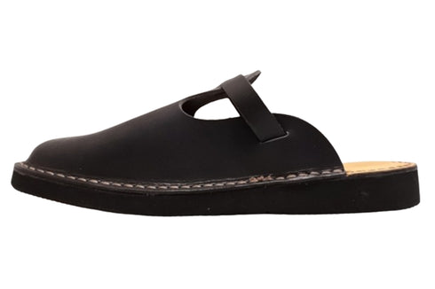 【Organic handloom GUDALUR ブラック】クロッグサンダル(サボサンダル)